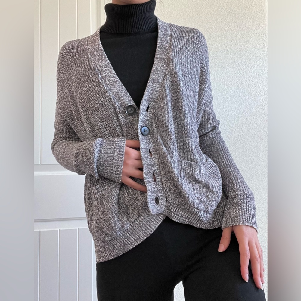 Forever 21 - Gray Crochet Style Cardigan
